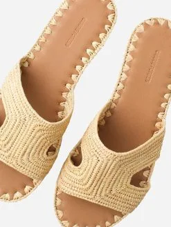 Carrie Forbes Cuadro Natural Raffia Sandal -Sandals Sales CUADROxNATURALxAlt4 85351167