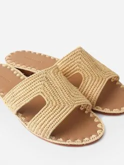 Carrie Forbes Cuadro Natural Raffia Sandal
