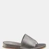 Eileen Fisher Shoes Touch Leather Flatform Sandal -Sandals Sales EF47651xSILVERMETALLICLEATHERxPrimary