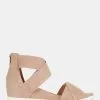 Eileen Fisher Shoes Viv Tumbled Nubuck Wedge Sandal -Sandals Sales EF47759xBARLEYTUMBLEDNUBUCKxPrimary