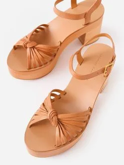 Loeffler Randall Women's Eveleigh Knotted Clog Sandal -Sandals Sales EVELEIGH VAxHONEYxAlt3 69786245