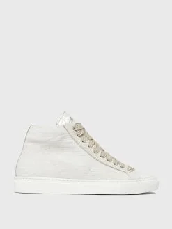 P448 Women's Star White Zebra High Top Sneaker