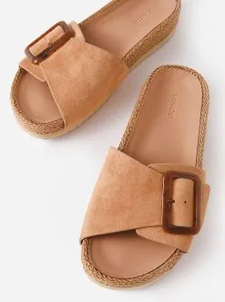 Vince Women's Grant Suede Sandal -Sandals Sales GRANTxCAPPUCCINOxAlt3 62972632