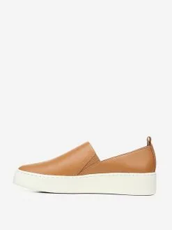 Vince Women’s Leather Saxon-2 Slip On Sneaker -Sandals Sales H0081L1200 TANPALMANAPPALEAalt3