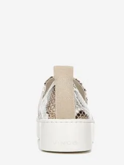 Vince Women’s Leather Saxon-2 Slip On Sneaker -Sandals Sales H0081L2251 TAUPESNAKEPRINTalt2