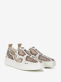 Vince Women’s Leather Saxon-2 Slip On Sneaker -Sandals Sales H0081L2251 TAUPESNAKEPRINTalt4