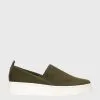 Vince Women`s Leather Saxon-2 Slip On Sneaker -Sandals Sales H0081L3300xMILITAIRESUEDExPrimary 14848579