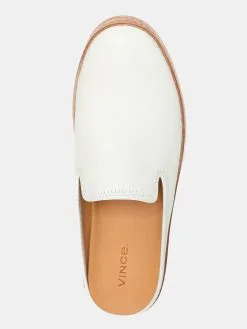 Vince Women's Canella Leather Flat -Sandals Sales H5922L1100xOPTICWHITExAlt4 28169283