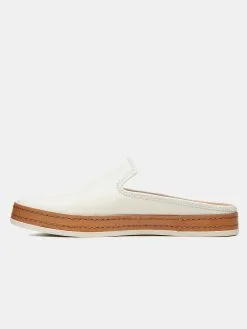 Vince Women's Canella Leather Flat -Sandals Sales H5922L1100xOPTICWHITExAlt5 28169286