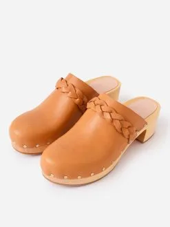 Loeffler Randall Women's Lupa Mid Heel Clog -Sandals Sales LUPA VAxHONEYxAlt3 69798621