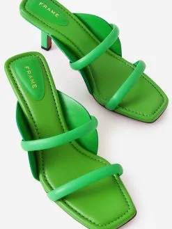 Frame Women's Le Carlotta Heeled Sandal -Sandals Sales LWFT0212xGRASSGREENxAlt2 64854550