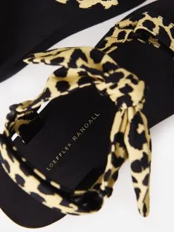 Loeffler Randall Women's Maisie Sandal -Sandals Sales MAISIE CVxLEOPARDCANVASxAlt4 59848149
