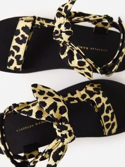 Loeffler Randall Women's Maisie Sandal -Sandals Sales MAISIE CVxLEOPARDCANVASxPrimary 59848133