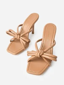 Loeffler Randall Women's Margi Bow Heeled Sandal -Sandals Sales MARGI NxDUNENAPPAxPrimary 96166758