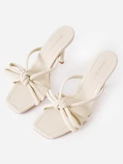 Loeffler Randall Women's Margi Bow Heeled Sandal -Sandals Sales MARGI NxOPTICWHITExAlt2 64856680