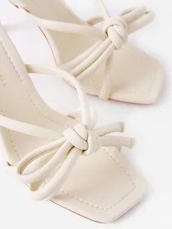 Loeffler Randall Women's Margi Bow Heeled Sandal -Sandals Sales MARGI NxOPTICWHITExAlt3 64856682