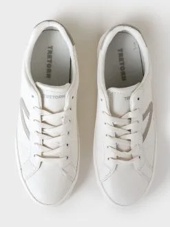 Tretorn Women's Mason2 Sneaker -Sandals Sales MASON2xNEWWHITELTGREYxAlt3 13904213