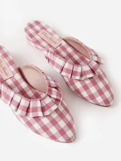 Olivia Morris Women's Blossom Frill Slipper -Sandals Sales OMAH04 03xROSEPINKxAlt2 62797585