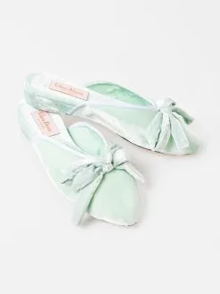 Olivia Morris Women's Daphne Bow Slipper -Sandals Sales OMAH04 04xPOWDERBLUExPrimary 80762266