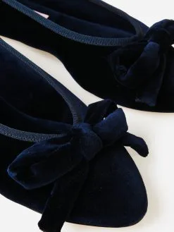 Olivia Morris Women's Delphine Ballet Flat -Sandals Sales OMAH15xINKBLUExAlt1 80417424