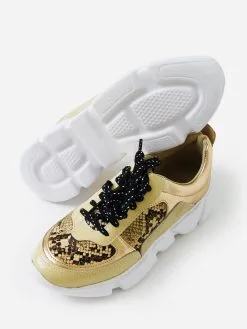 Yosi Samra Women's Palmer Sneaker -Sandals Sales PALMERxNATURALSNAKExAlt1 73503329