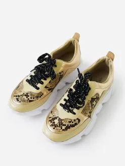 Yosi Samra Women's Palmer Sneaker -Sandals Sales PALMERxNATURALSNAKExAlt2 73503332