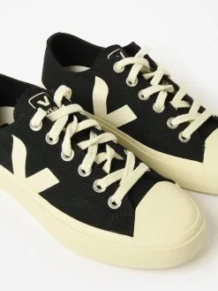 VEJA Women's Wata II Low Canvas Sneaker -Sandals Sales PL0101397AxBLACKxAlt2 99945017