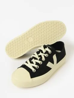 VEJA Women's Wata II Low Canvas Sneaker -Sandals Sales PL0101397AxBLACKxAlt3 99945021