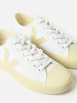 VEJA Women's Wata II Low Canvas Sneaker -Sandals Sales PL0101401AxWHITExAlt2 99943043