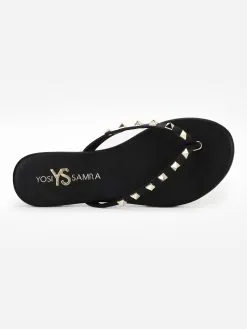 Yosi Samra Women's Rivington Stud Flip Flop -Sandals Sales RIVINGTONxBLACKxAlt2 93882200
