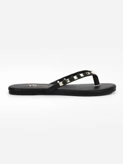 Yosi Samra Women's Rivington Stud Flip Flop -Sandals Sales RIVINGTONxBLACKxPrimary 93882198