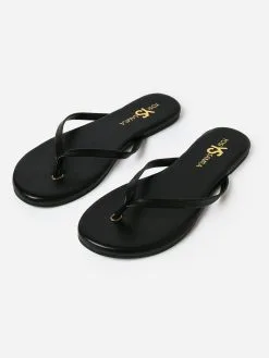 Yosi Samra Women's Rivington Flip Flop -Sandals Sales RIVxBLACKxPrimary 100567130