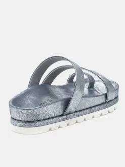 J/Slides Women's Roper Sandal -Sandals Sales ROPERxSLATEMETALLICLEATHERxAlt1 32923623