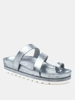 J/Slides Women's Roper Sandal -Sandals Sales ROPERxSLATEMETALLICLEATHERxAlt2 32923625