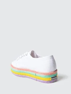 Superga Women's 2790 Cotcoloropewmulti Sneaker -Sandals Sales S00C4Z0xPASTELMULTIxAlt2
