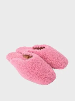 Sleeper Women's Pink Shearling Slipper -Sandals Sales SA026SxPINKxAlt2 38962924