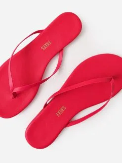 Tkees Women's Solids Flip Flop -Sandals Sales SO 46xCERISExAlt2 62450058