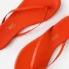 Tkees Women's Solids Flip Flop -Sandals Sales SO 47xTANGERINExPrimary 62449599