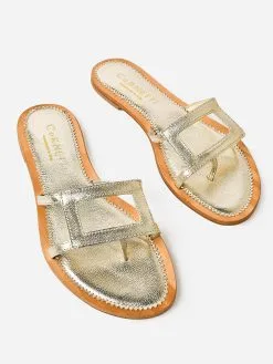 Cornetti Women's Solanas Sandal -Sandals Sales SOLANASxGOLDxAlt2 97981225