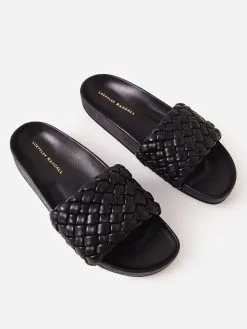 Loeffler Randall Women's Sonnie Sandal -Sandals Sales SONNIE WLxBLACKLEATHERxAlt1 62284185