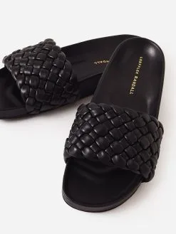 Loeffler Randall Women's Sonnie Sandal -Sandals Sales SONNIE WLxBLACKLEATHERxPrimary 62284183