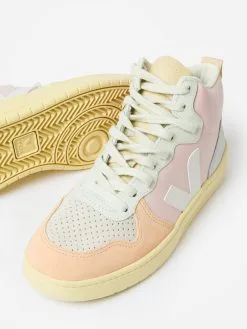 VEJA Women's V-15 Leather Sneaker -Sandals Sales VQ0203142AxPETALEWHITEMULTICOxPrimary 93730764