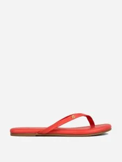 Yosi Samra Women's Rivington Flip Flop -Sandals Sales WRV619xCORALNAPPAxPrimary 56565420