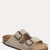Birkenstock Women's Arizona Soft Footbed Taupe Suede -Sandals Sales arizona sfb taupe suede 951301 951303 1600x1600 copy 1 e08febbf dd7e 4523 9549 e09c73e5fd9c