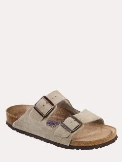 Birkenstock Women's Arizona Soft Footbed Taupe Suede