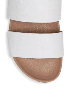 Vince Women's Georgie Texture-Leather Sandal -Sandals Sales e9280l white nudealt2