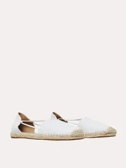 EILEEN FISHER SHOES Eileen Fisher Lee Leather Espadrille -Sandals Sales ef44195 whitewashedleatheralt1