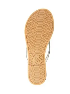Yosi Samra Rivington Embossed Snake Leather Flip Flop -Sandals Sales twri 423 717 whitealt1
