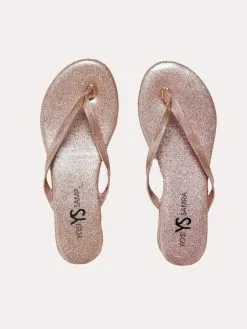Yosi Samra Rivington Glitter Sandal -Sandals Sales wri 494 618 rosegoldalt2